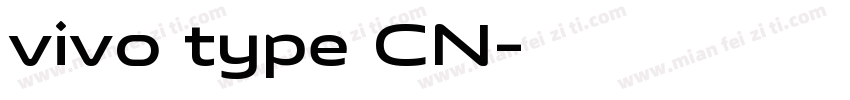 vivo type CN字体转换